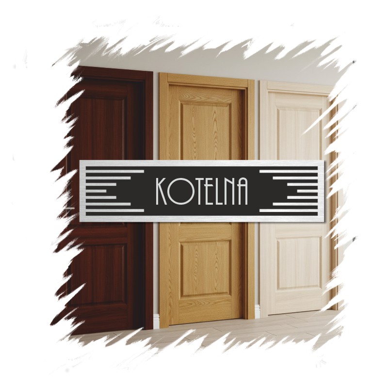 Cedulka na dveře - Kotelna